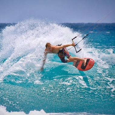 Water sports on Atlantic waves